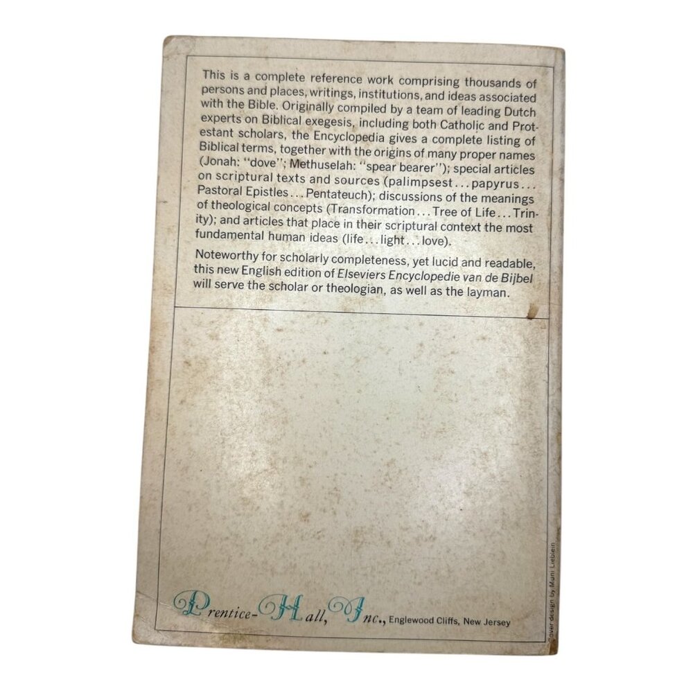 The Encyclopedia Of The Bible Paperback Book‎ By Prentice-Hall Spectrum 1965 - Picture 2 of 14
